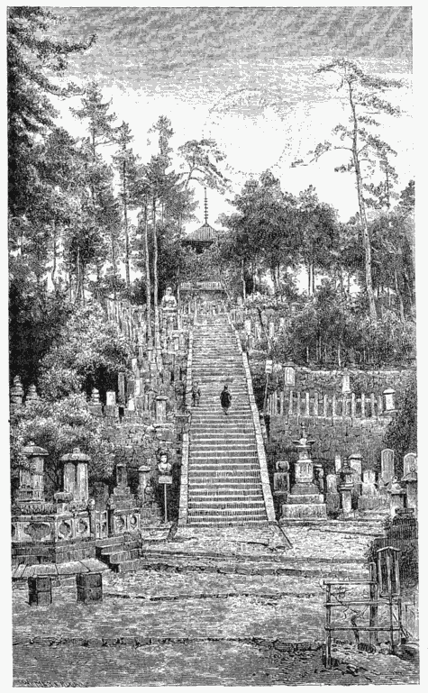 BURYING PLACE AT KIOTO.