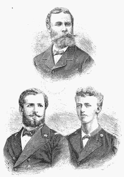 THE OFFICERS OF THE "VEGA."