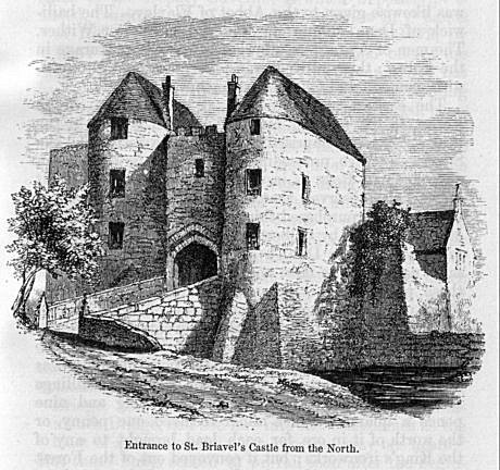 Entrance to St. Briavel’s Castle from the North