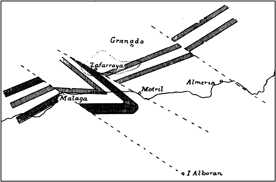 Structure of meizoseismal area of Andalusian earthquake.