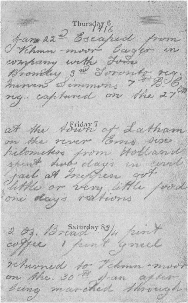Record of Second Escape and Recapture