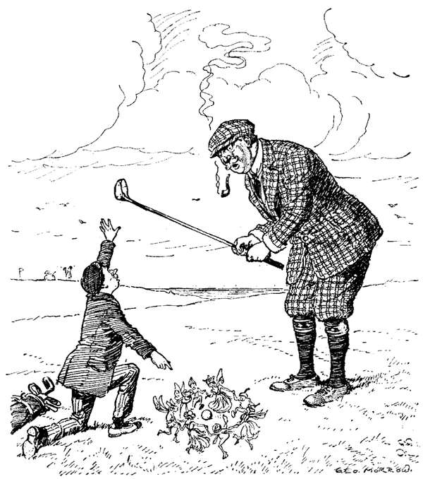 The caddie who saw the fairies.
