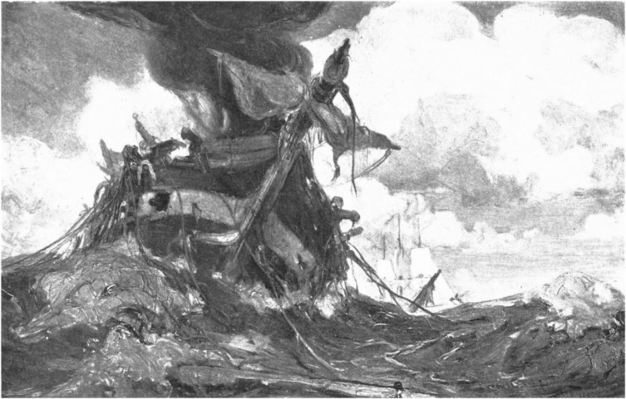 The Burning of the Guerrière