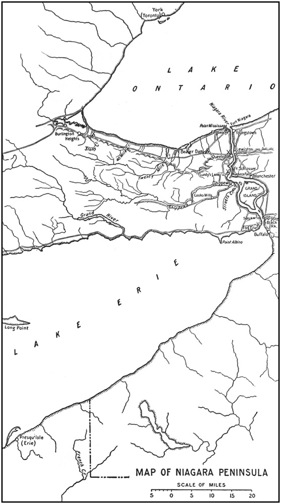 MAP OF NIAGARA PENINSULA