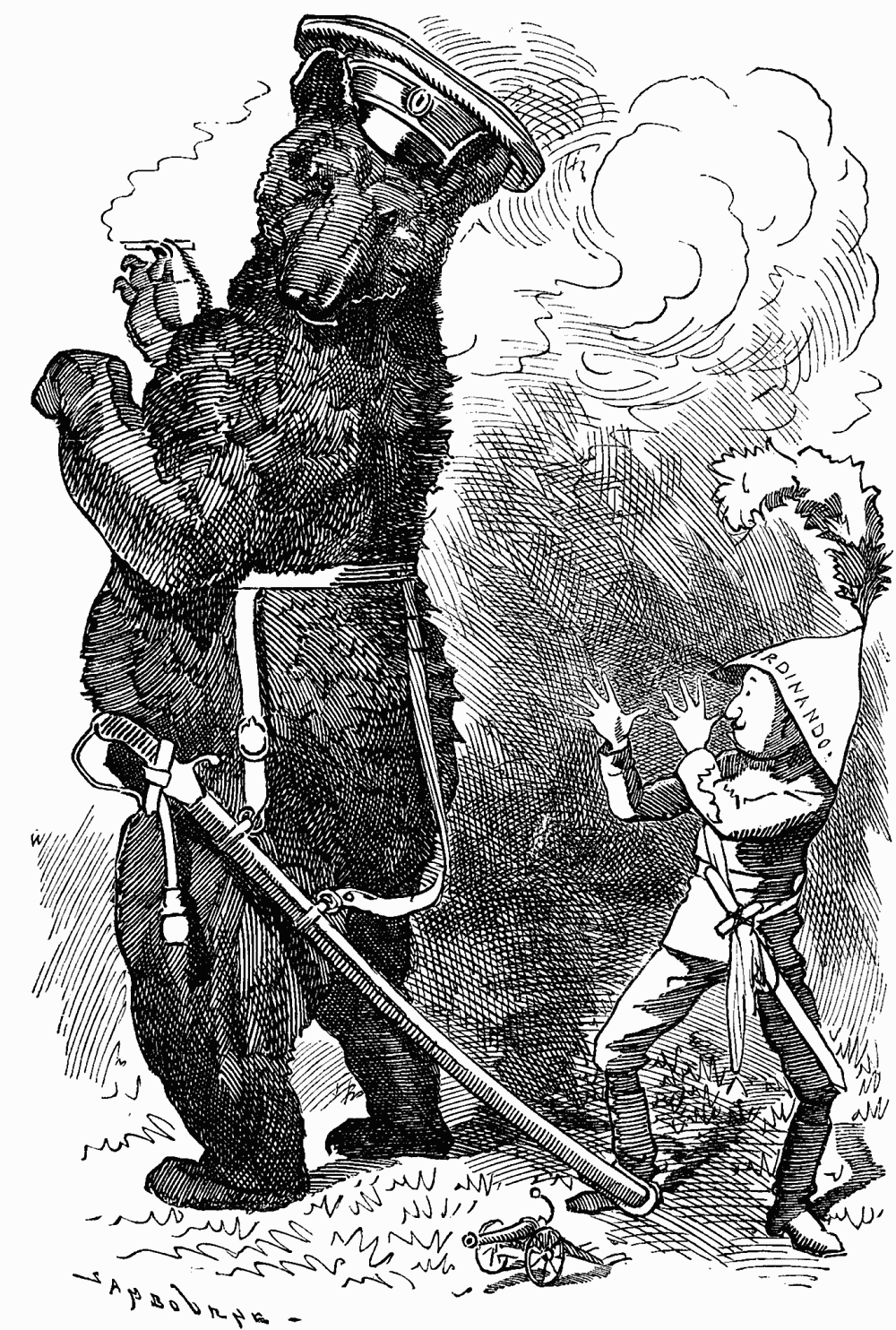 THE BOY AND THE BEAR.