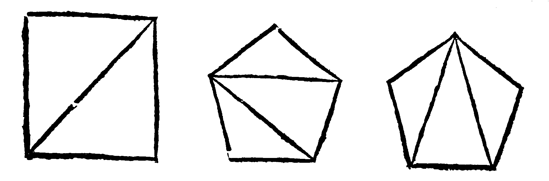 Quadrangle and Quinquangles.