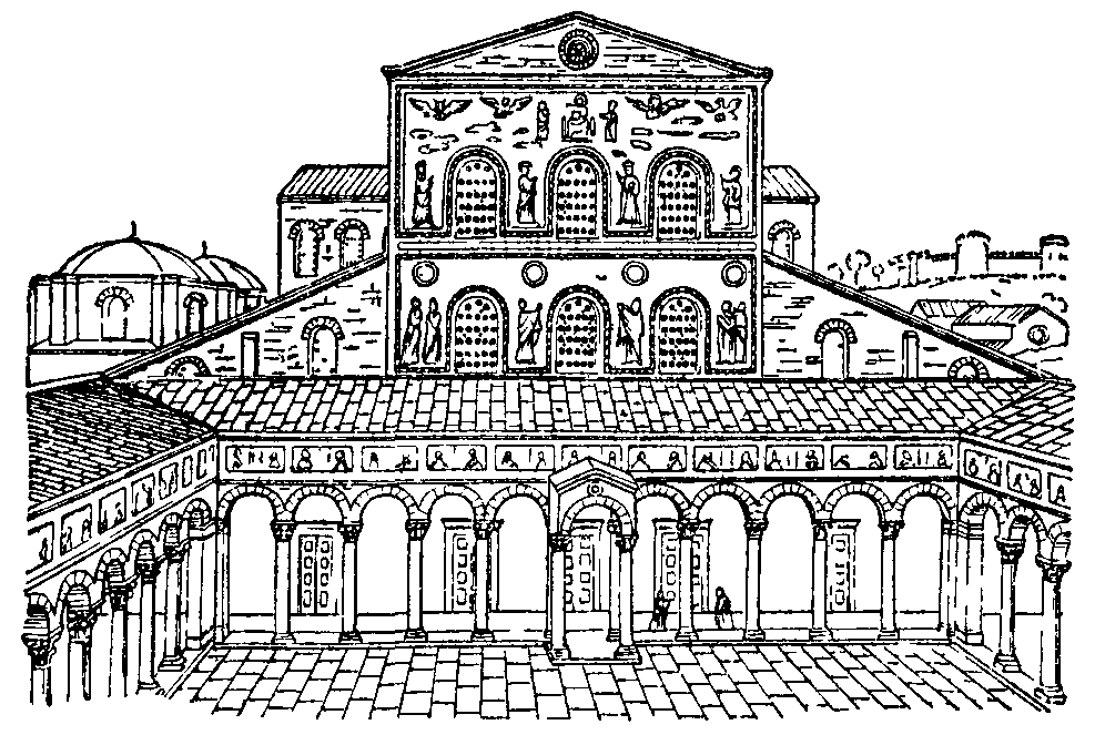 Fig. 9. Old St Peter's, Rome.