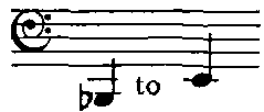 Notation: B1b to E2.