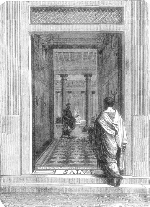 VESTIBULE OF A POMPEIAN HOUSE.