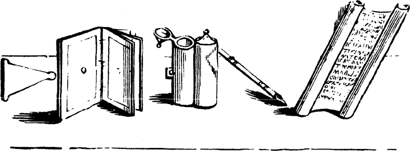 TABULÆ, CALAMUS, AND PAPYRUS.