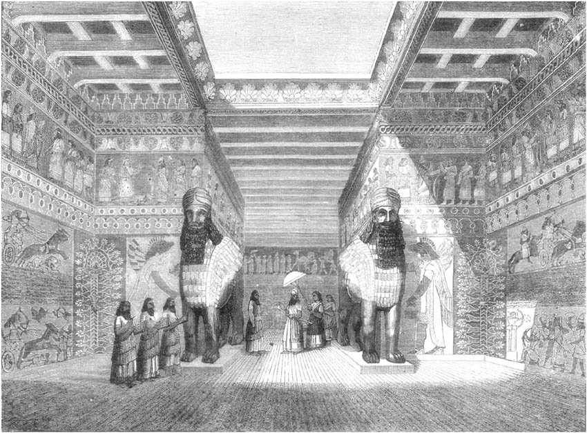 VIEW OF A HALL.