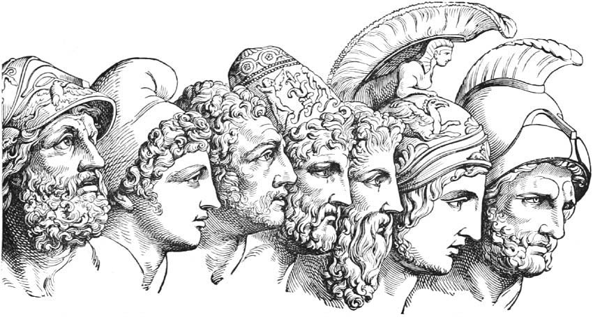 HEROES OF THE TROJAN WAR.