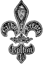 Gilbert French manufacturer's plate