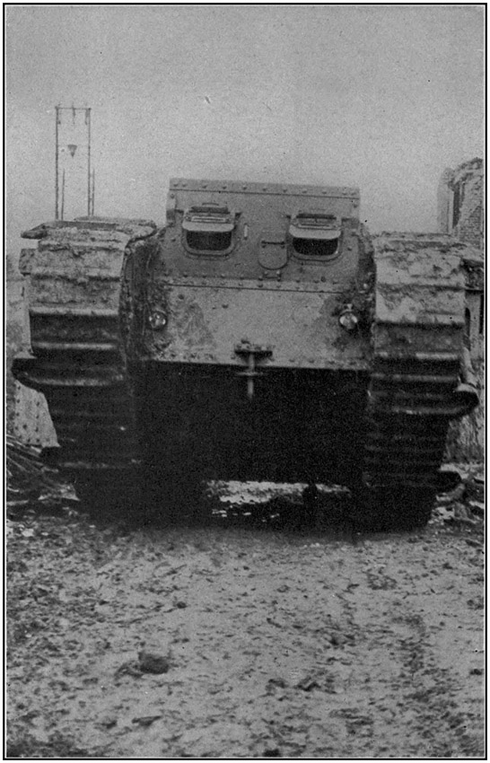 A Tank on its Way into Action