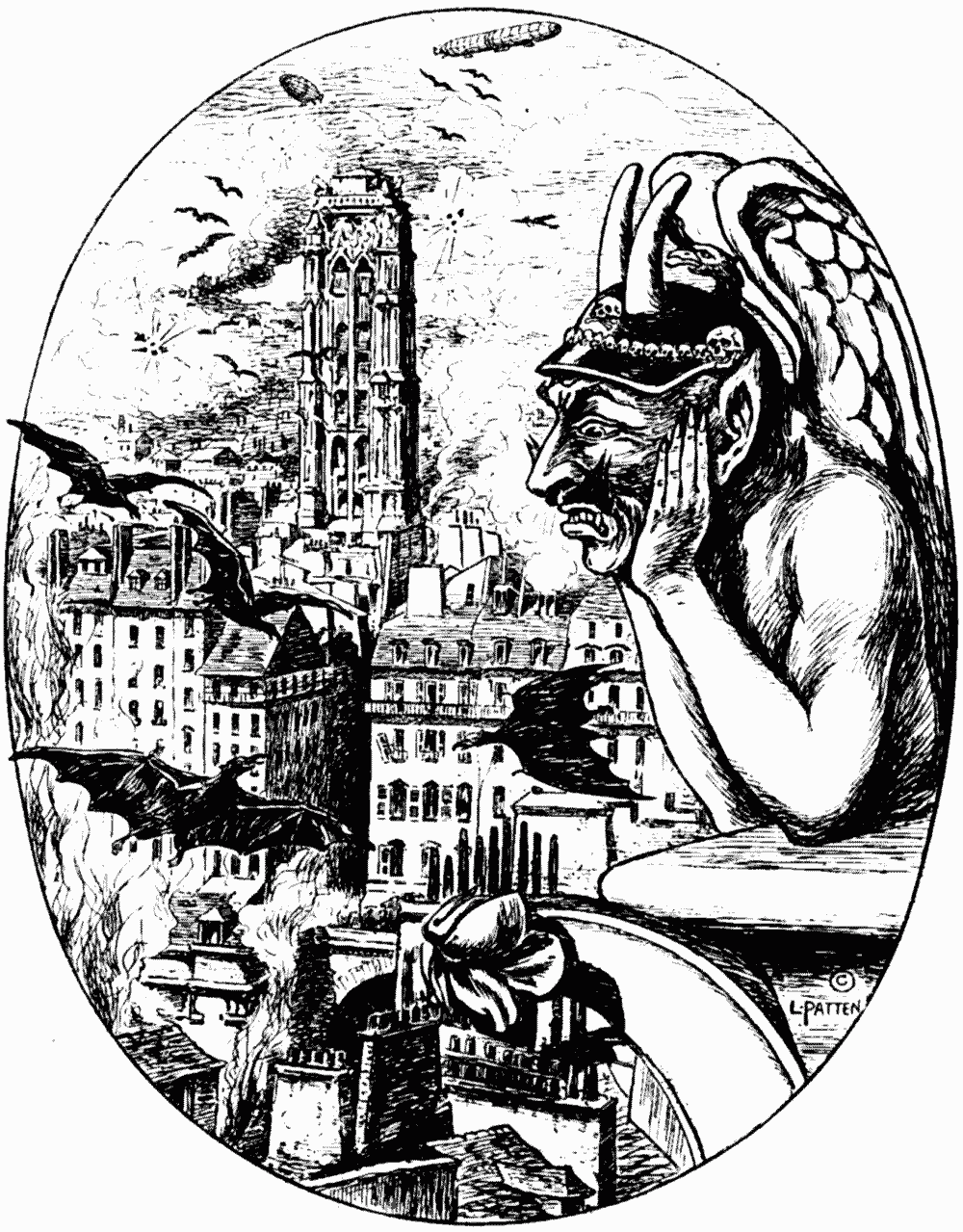 A GARGOYLE OF NÔTRE DAME DE PARIS.