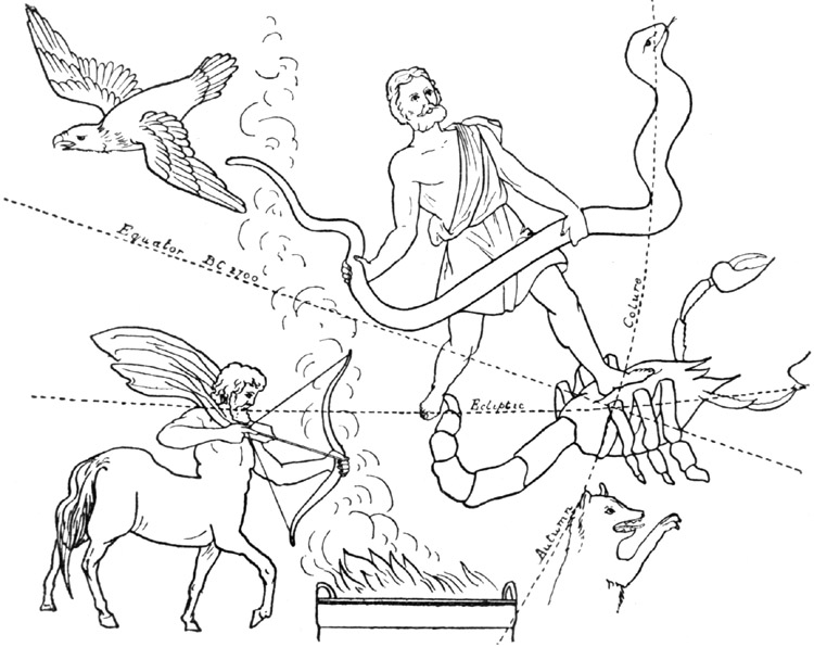 Ophiuchus and the Neighbouring Constellations.