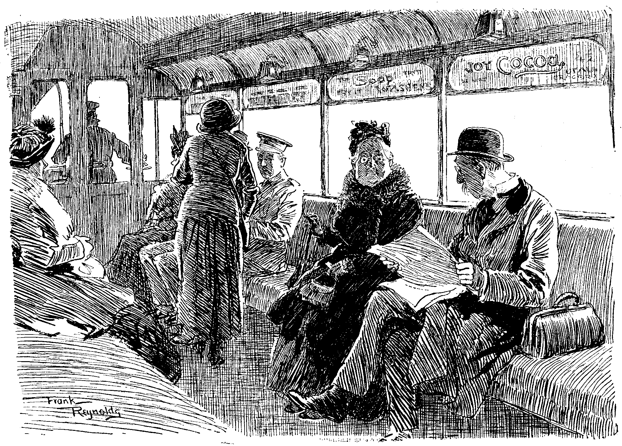 Old Lady (quite carried away). "How nice it is to have the ticket proffered, as it were, instead of thrust upon one!"