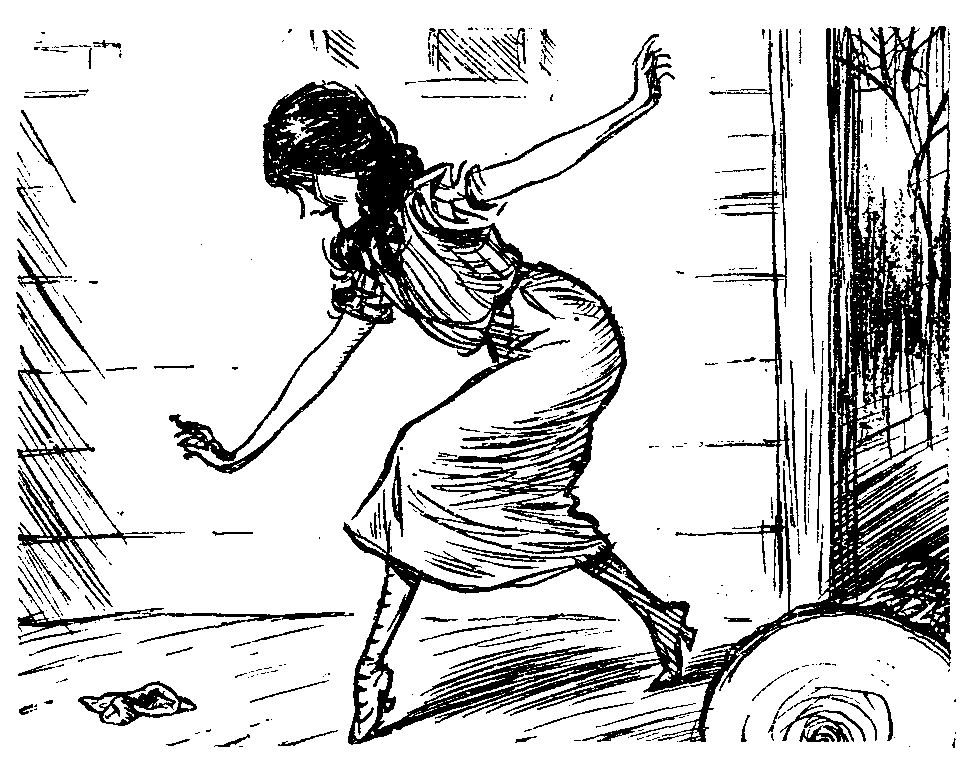 "He has left his pocket-handkerchief, and he has a
  cold in the head. I must take it to him."