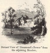 Distant View of ‘Rosamond’s Bower’ from the
adjoining Meadow