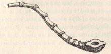 Ancient tobacco pipe