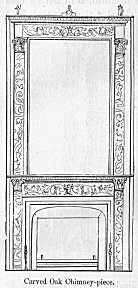 Carved Oak chimney-piece
