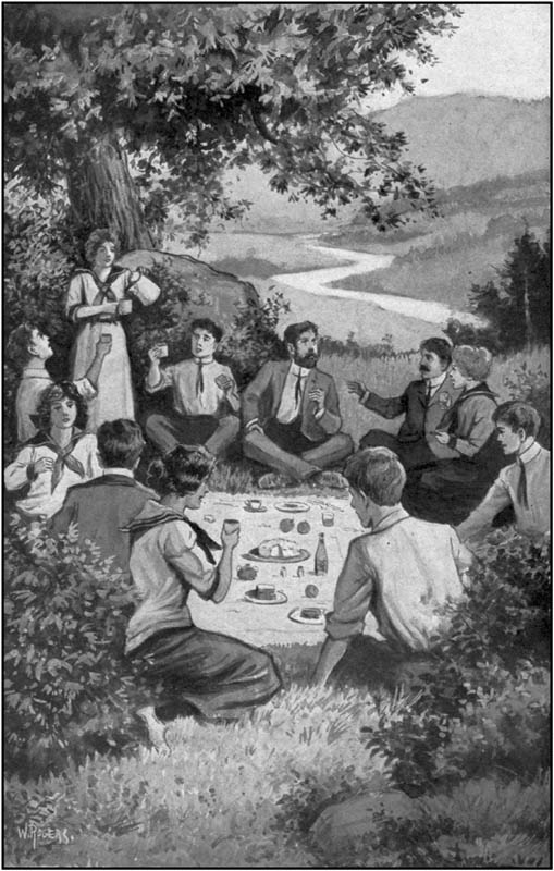 And then all the young folks fell to eating with great gusto.