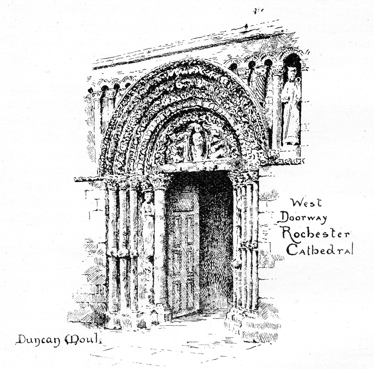 West Doorway of Rochester Cathedral