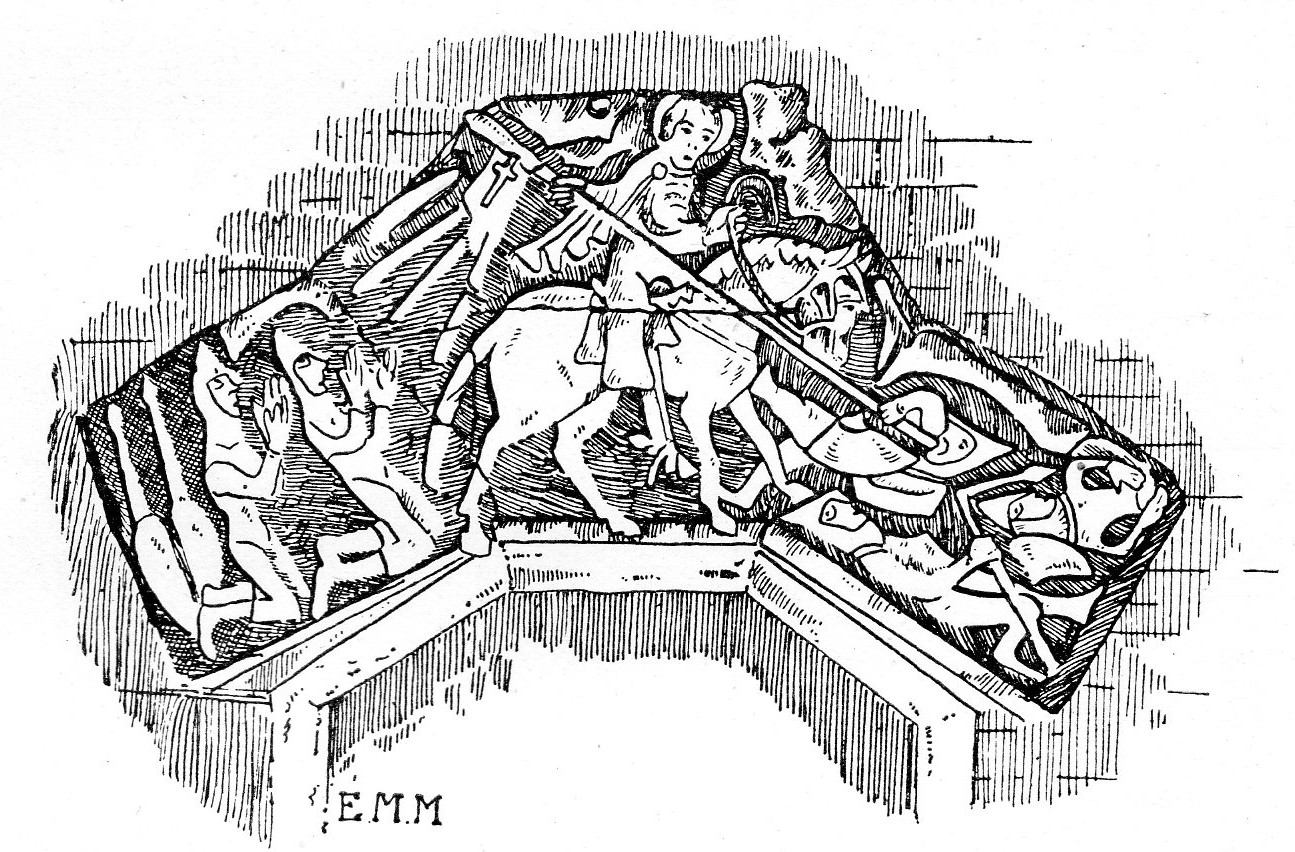 Tympanum of Norman Doorway.