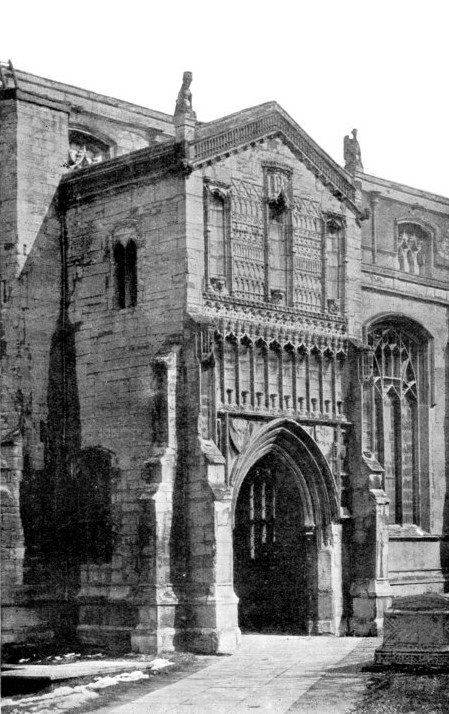 A Perpendicular Porch.