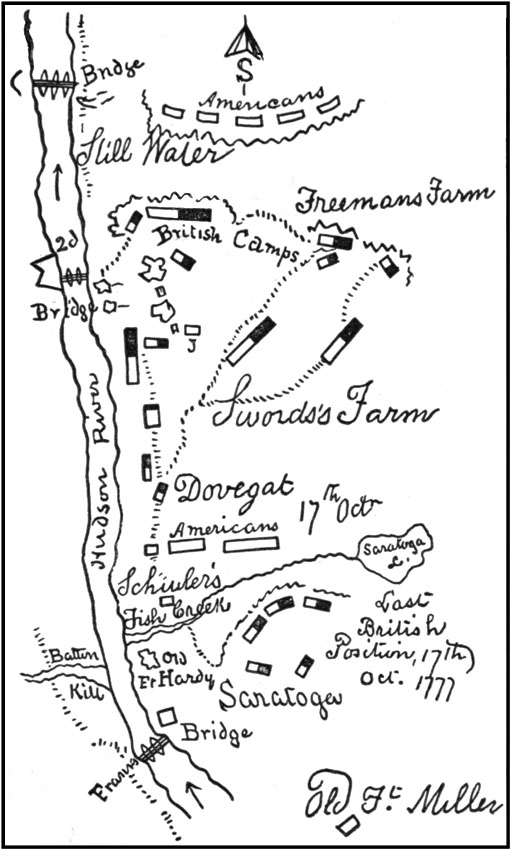 THE RETREAT TO SARATOGA.