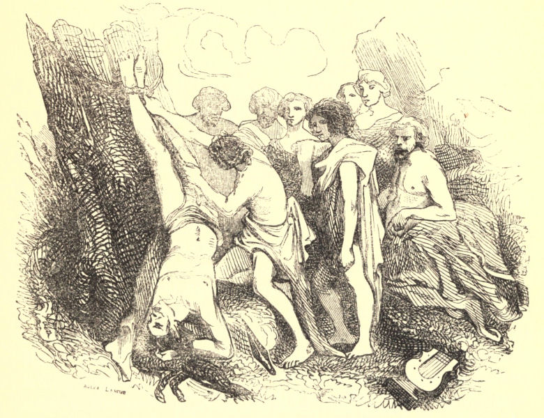 The punishment of Marsyas