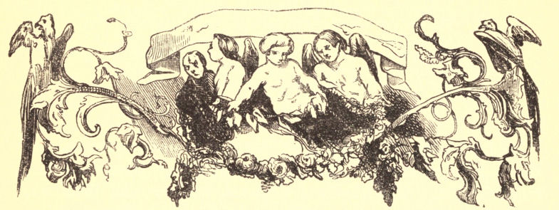 Decoration - winged figures