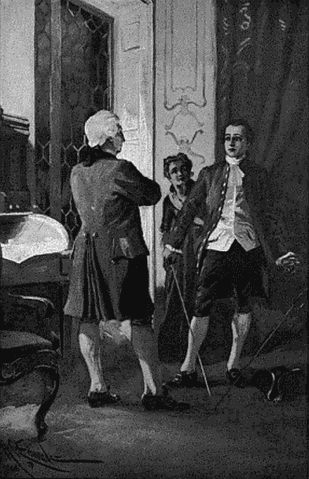 'OH, YOU HAVE A VISITOR! MON DIEU, SILVIUS!'