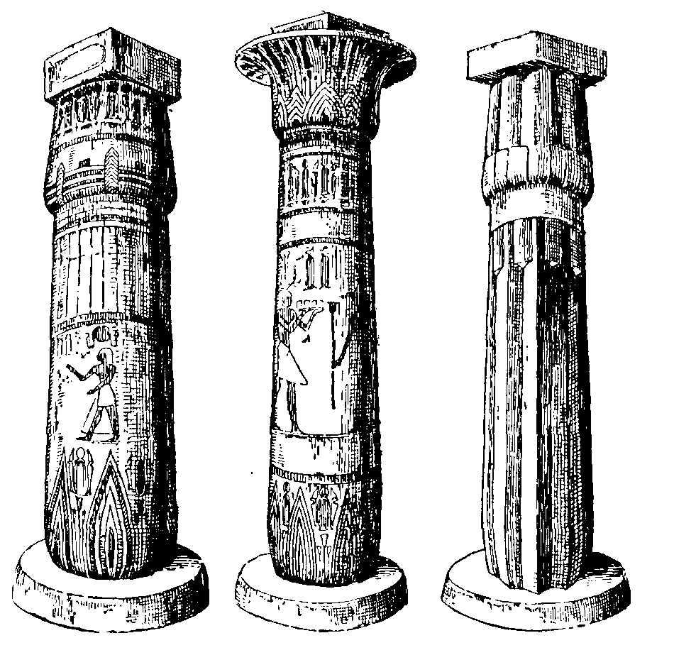Columns from
  Egyptian Temples