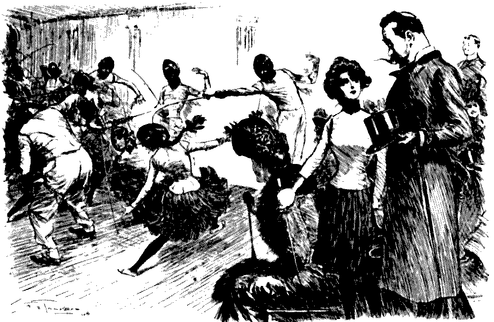 At a Fencing "At Home