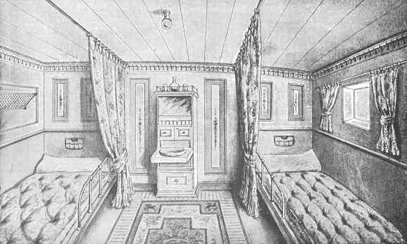 Two-berth cabin, ‘Midnight Sun’