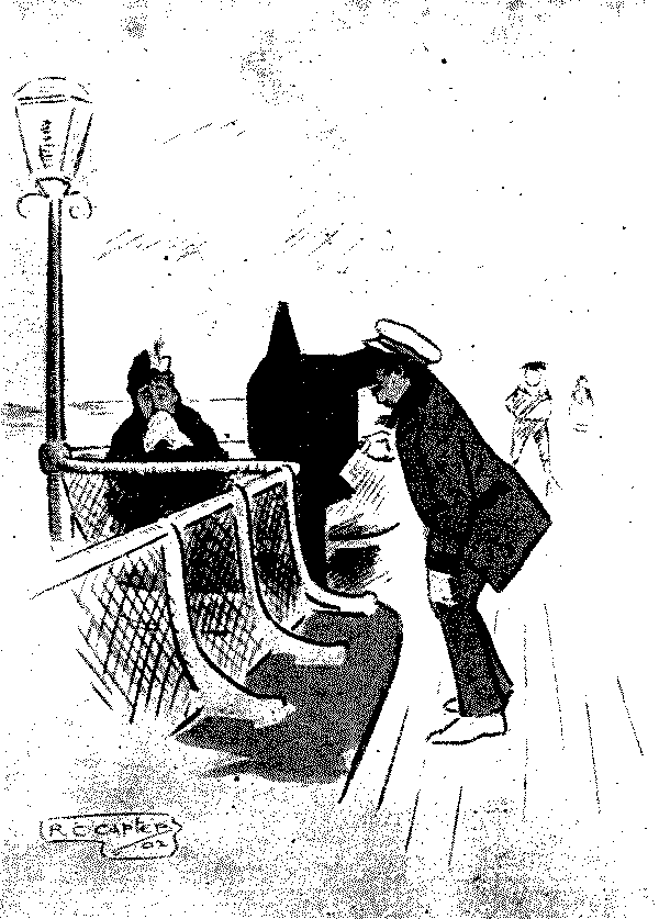 after the arrival of the boat