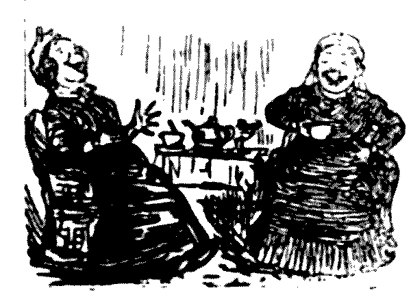 Gay at tea