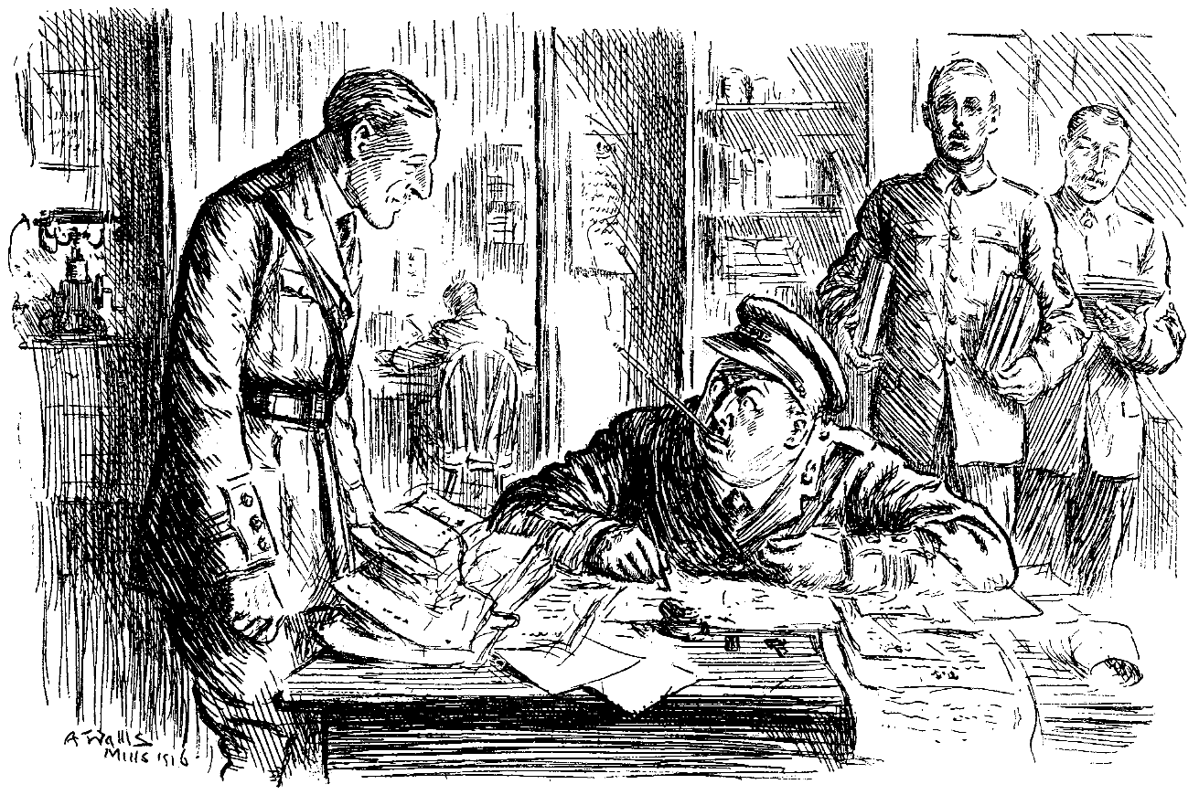 Overworked and exasperated Colonel...