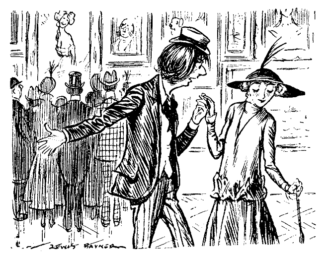 Cast off by Carfax, the heroine visits...
