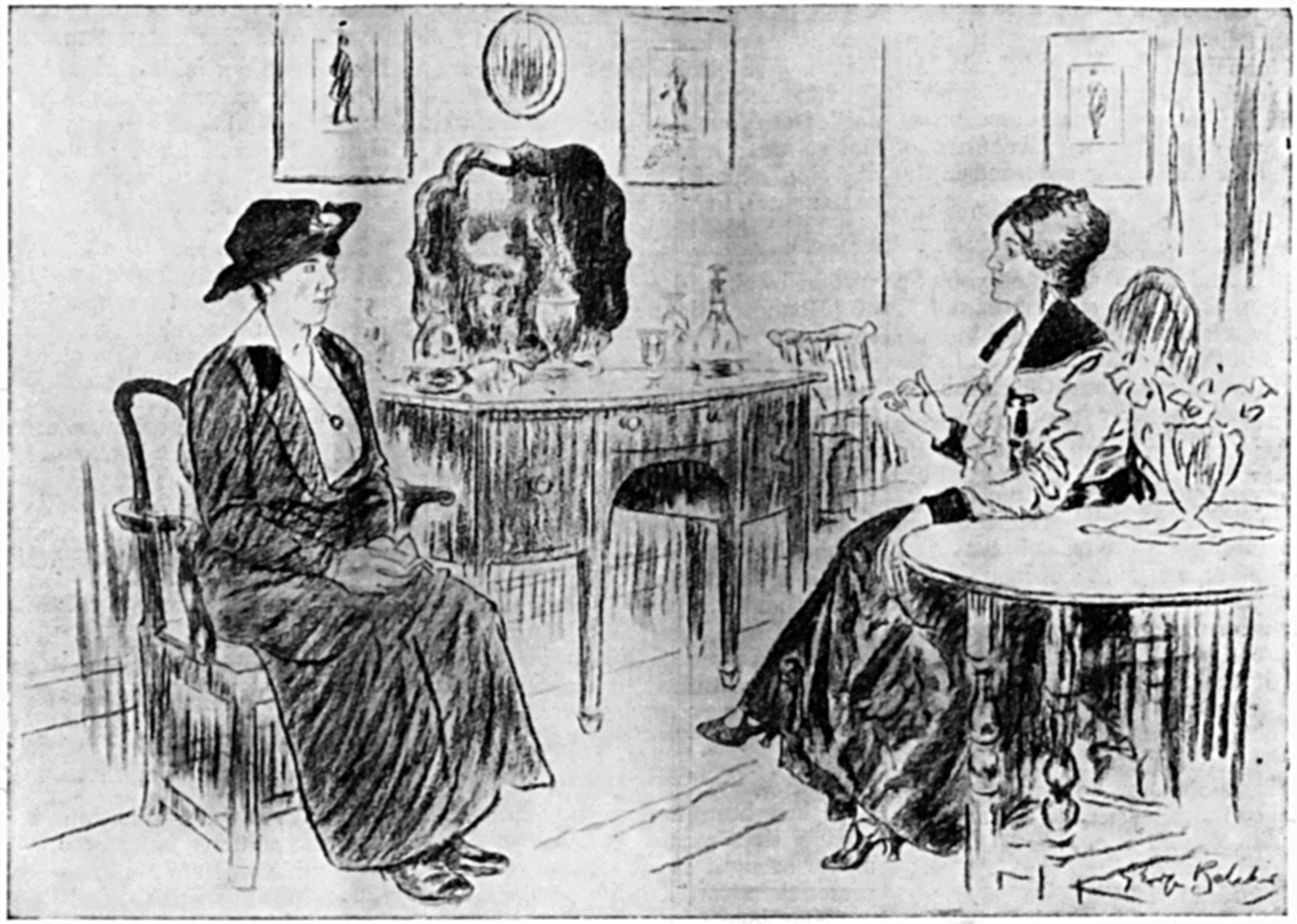 'You advertised as chauffeurette-maid.'
