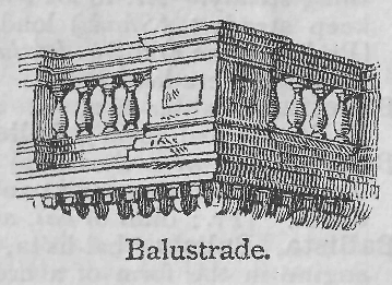 Balustrade.