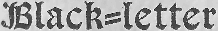 Black-letter