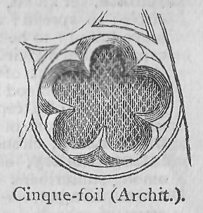 Cinque-foil (Archit.).