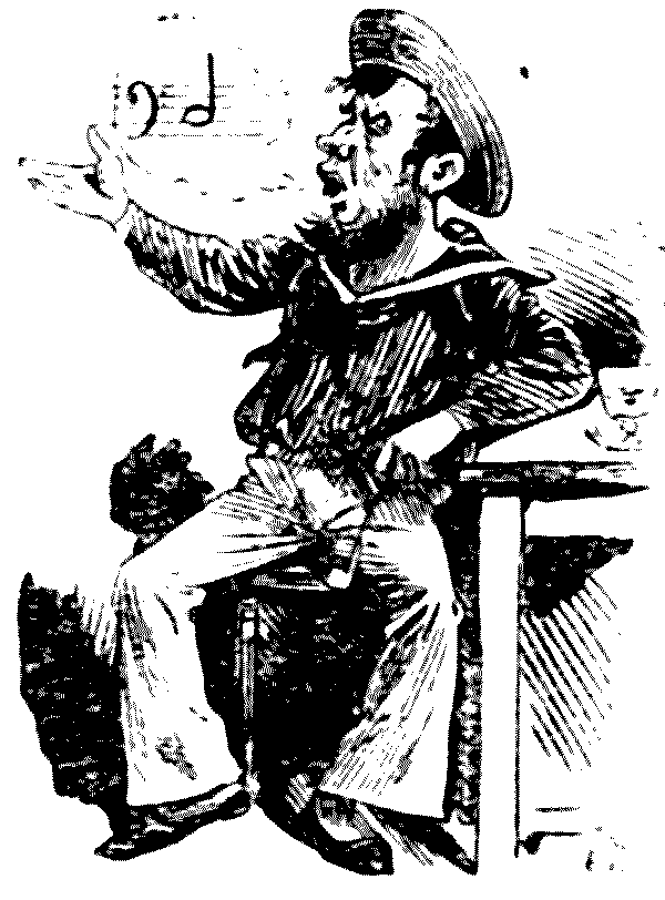 Singing sailor.