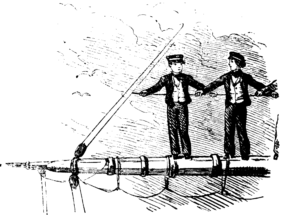 Two cadets talking