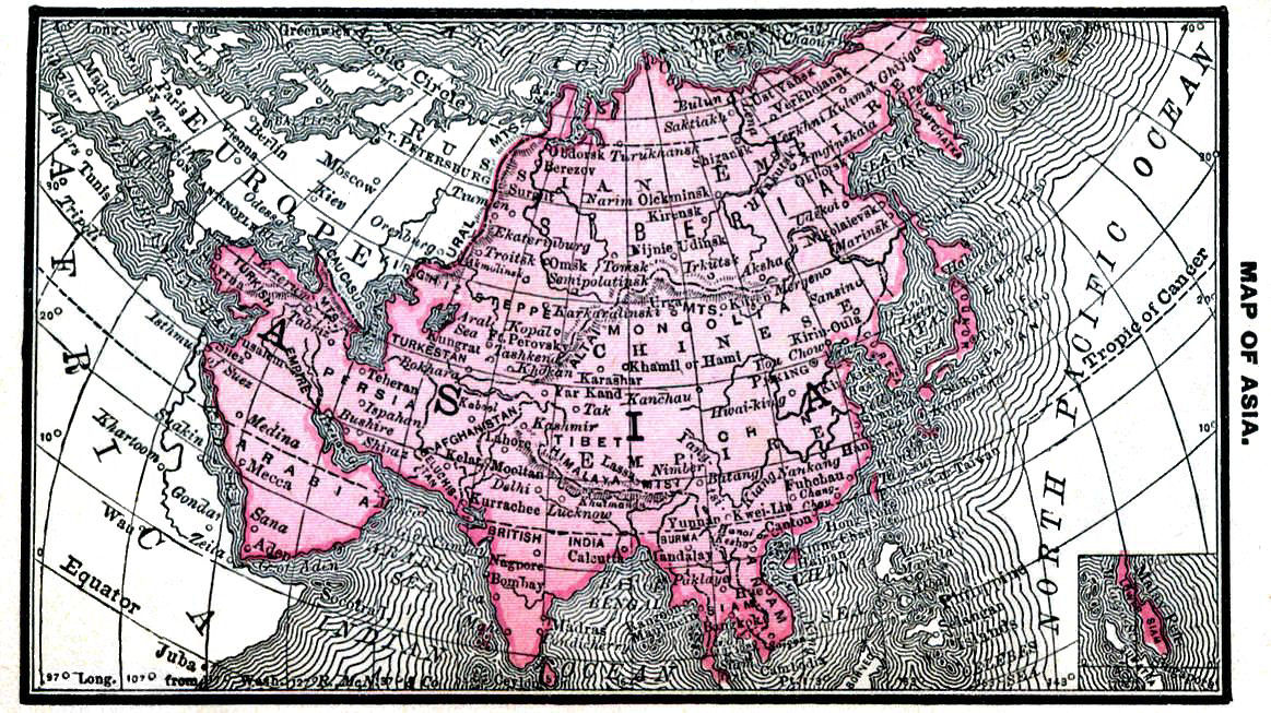 Map of Asia