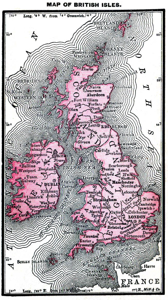 Map of British Isles