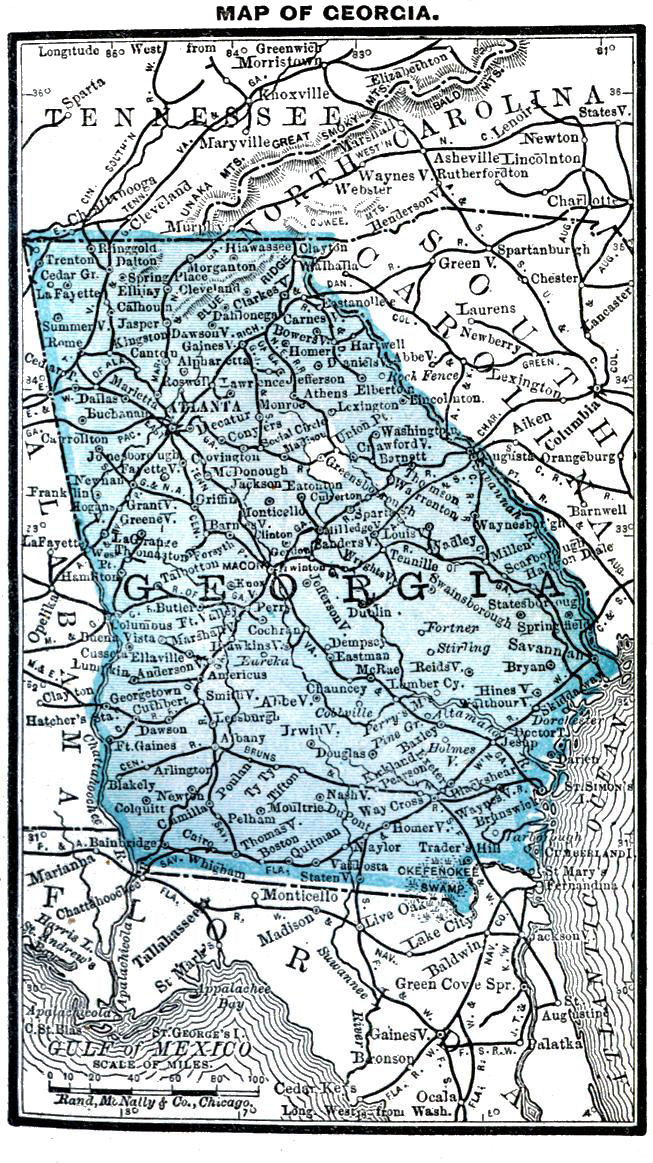 Map of Georgia