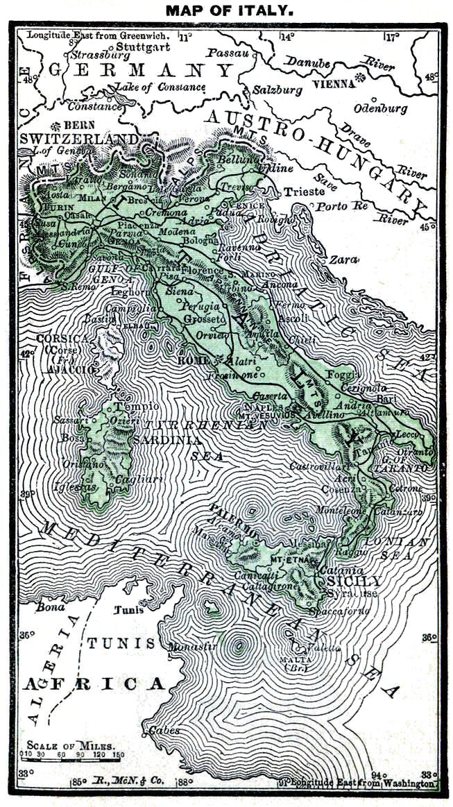 Map of Italy